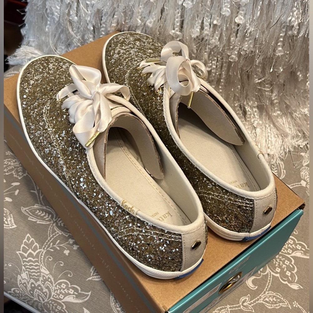 Keds for Kate Spade Platinum Glitter